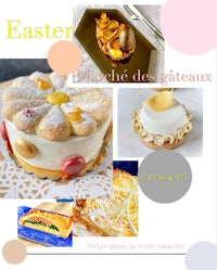 a collage of different desserts with the words easter